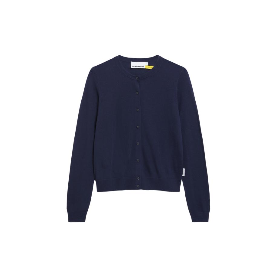 Armedangels ARMEDANGELS Gebreid vest donkerblauw -