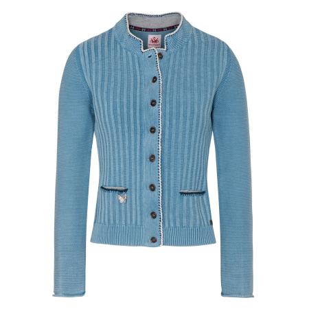 Spieth & Wensky SPIETH & WENSKY Gebreid vest Alexa blauw