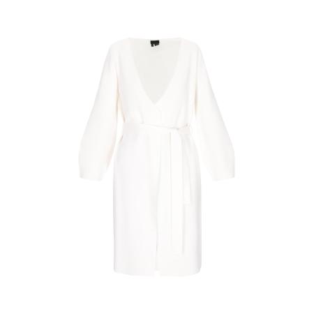 DreiMaster DreiMaster Klassik Gebreid vest wit