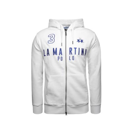 La Martina La Martina Sweatvest MAF305 wit