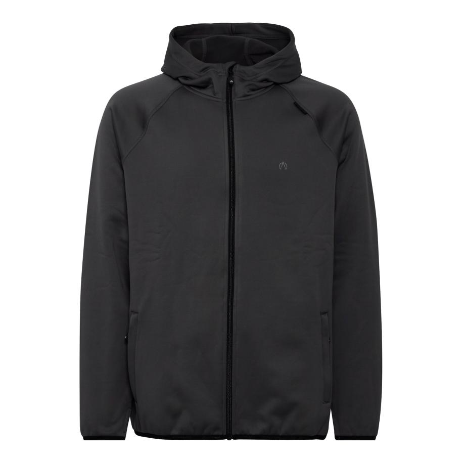 North Bend North Bend Fleece jas Bartos zwart -