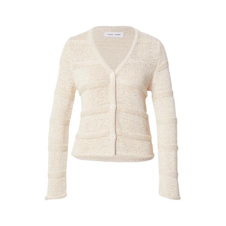 Samsøe & Samsøe Samsøe Samsøe Gebreid vest Sanettie natuurwit