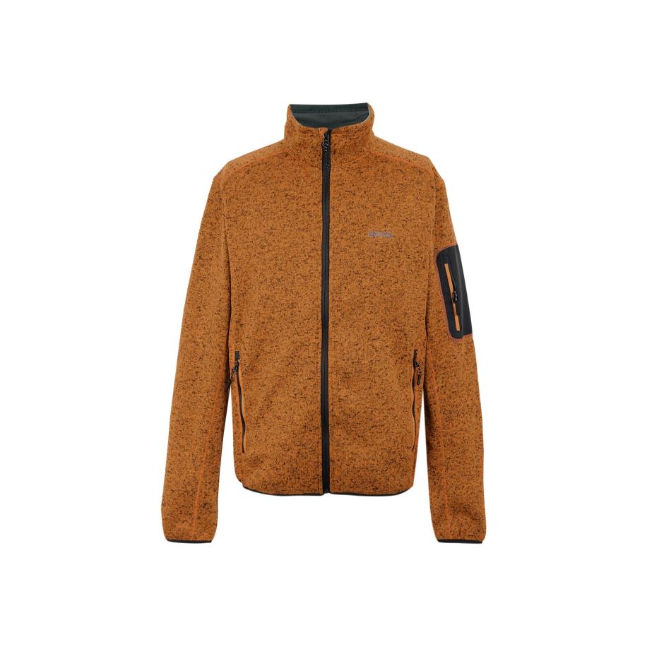 Regatta REGATTA Fleece jas Newhill grijs / oranje / zwart -