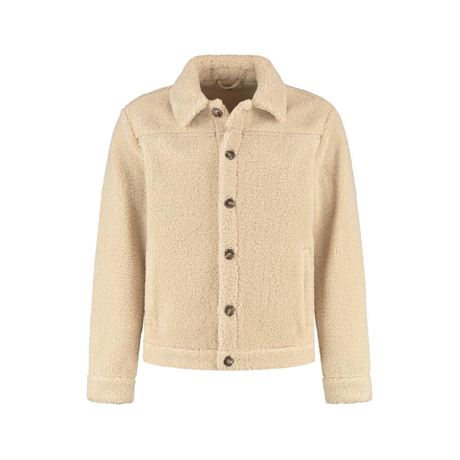 Shiwi Shiwi Fleece jas lichtbeige -