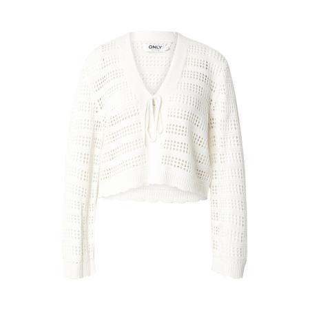 Only ONLY Gebreid vest ONLLykke wolwit