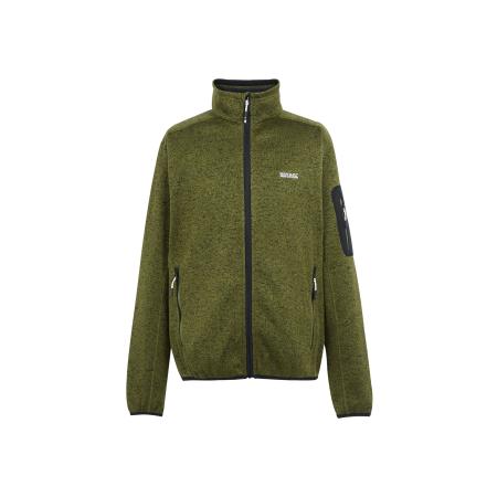 Regatta REGATTA Fleece jas Newhill donkergroen / zwart / wit