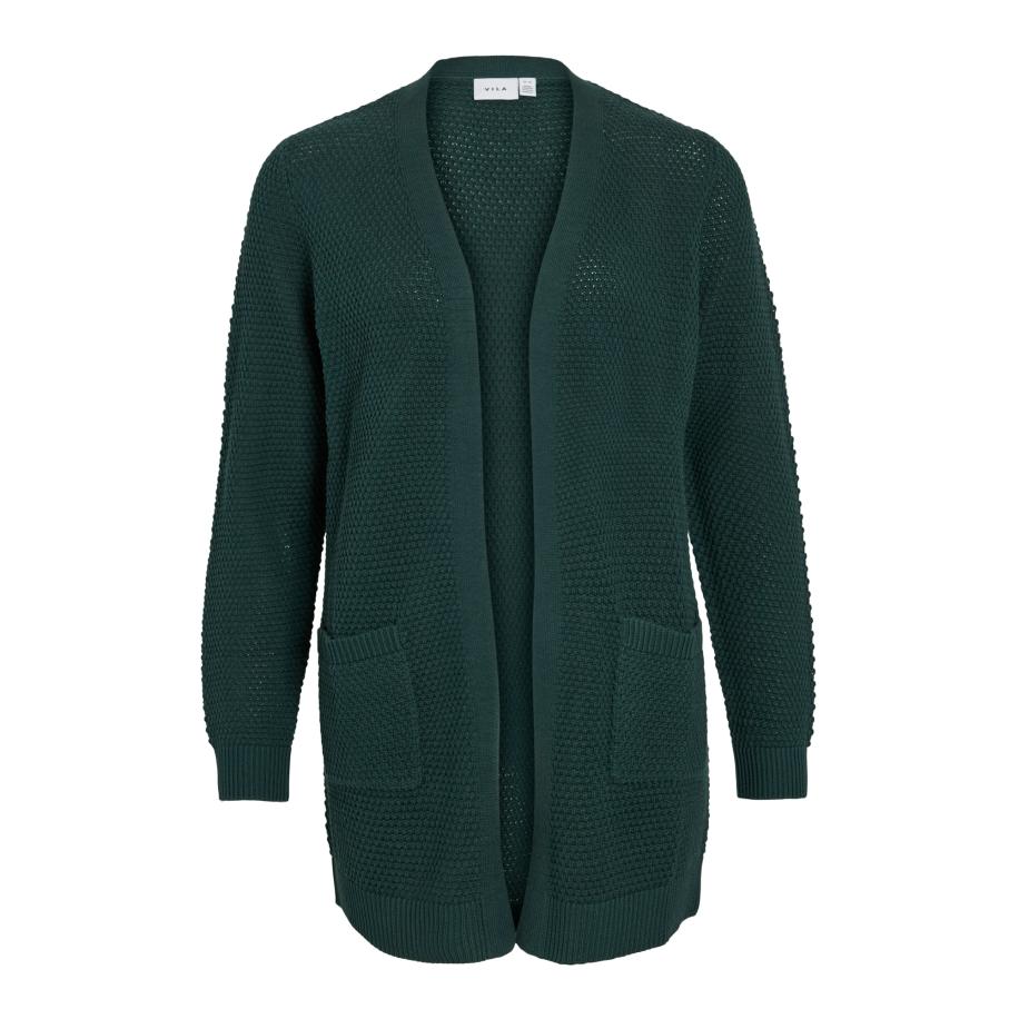 Vila VILA Gebreid vest VIDalo donkergroen -