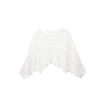 Pull&Bear Pull&Bear Oversized vest ecru