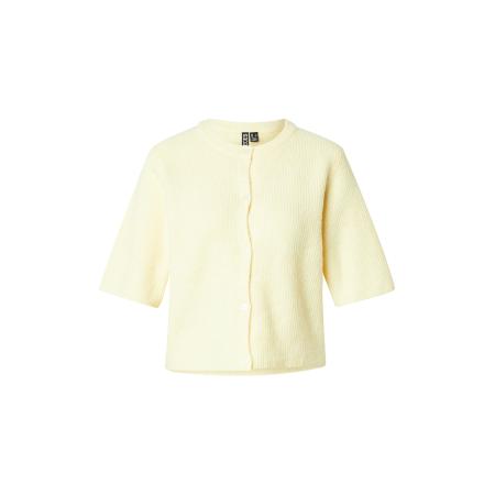 Pieces PIECES Gebreid vest PCSilly lichtgeel