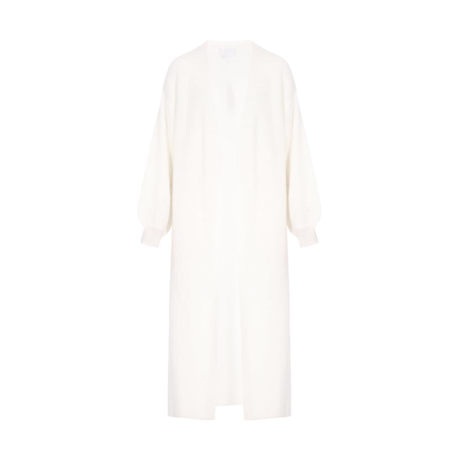 Usha usha WHITE LABEL Gebreide mantel wit -