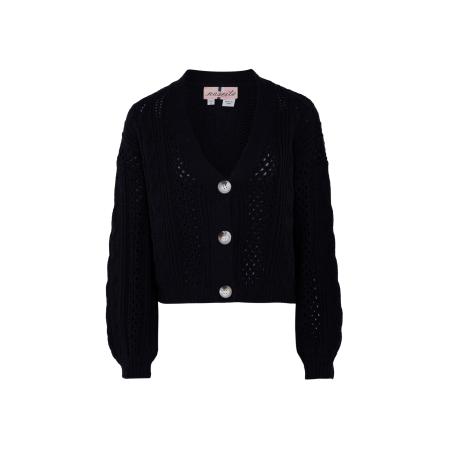 nascita nascita Gebreid vest zwart