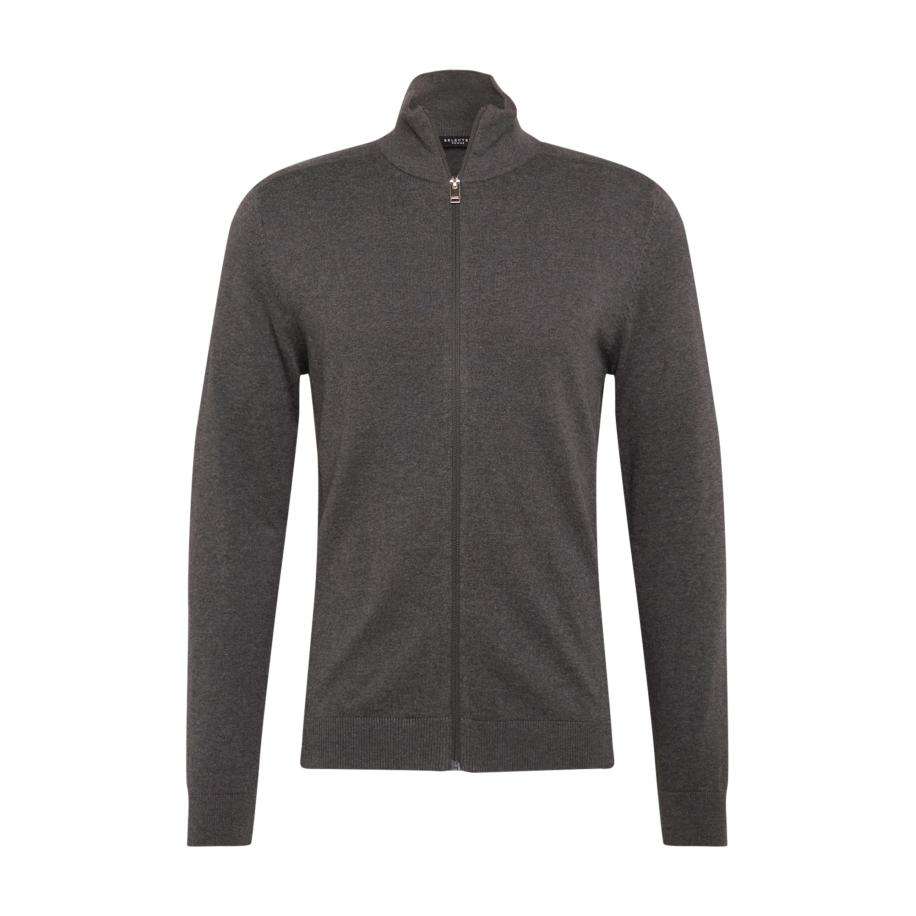 Selected SELECTED Gebreid vest Berg antraciet -