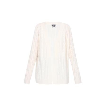 DreiMaster DreiMaster Maritim Gebreid vest offwhite