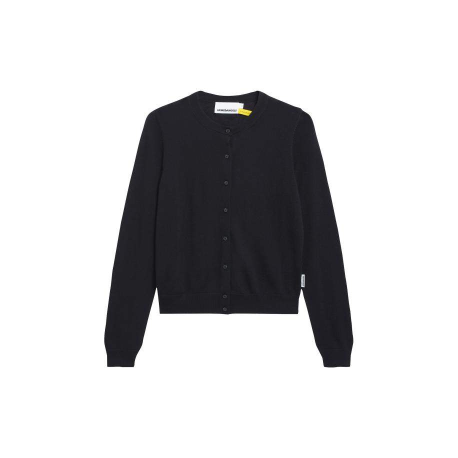 Armedangels ARMEDANGELS Gebreid vest OPHALIAA zwart -