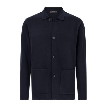 Boggi Milano Boggi Milano Gebreid vest marine