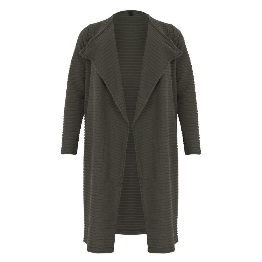 Yoek YOEK Gebreid vest olijfgroen -