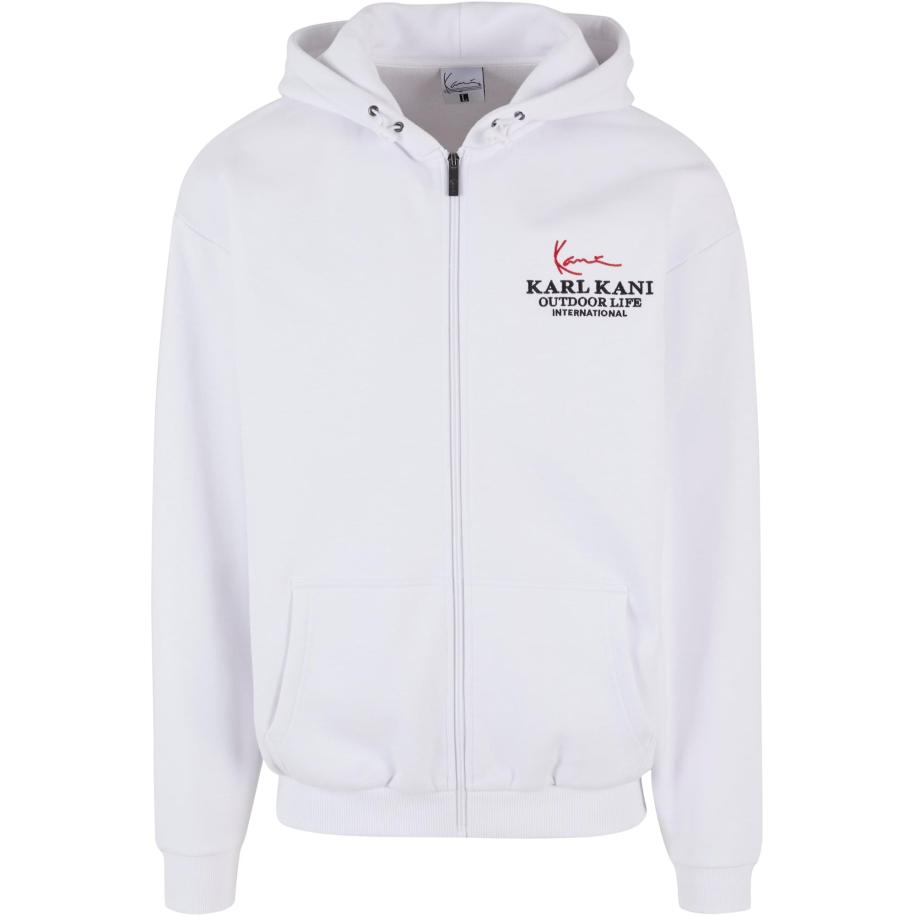 Karl Kani Karl Kani Sweatvest lichtbruin / rood / zwart / wit -