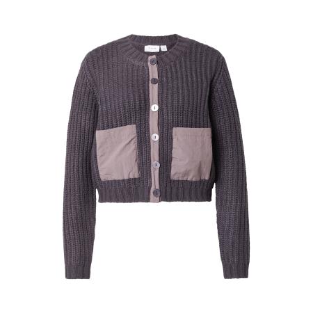 Vila VILA Gebreid vest VIBerg taupe / donkergrijs