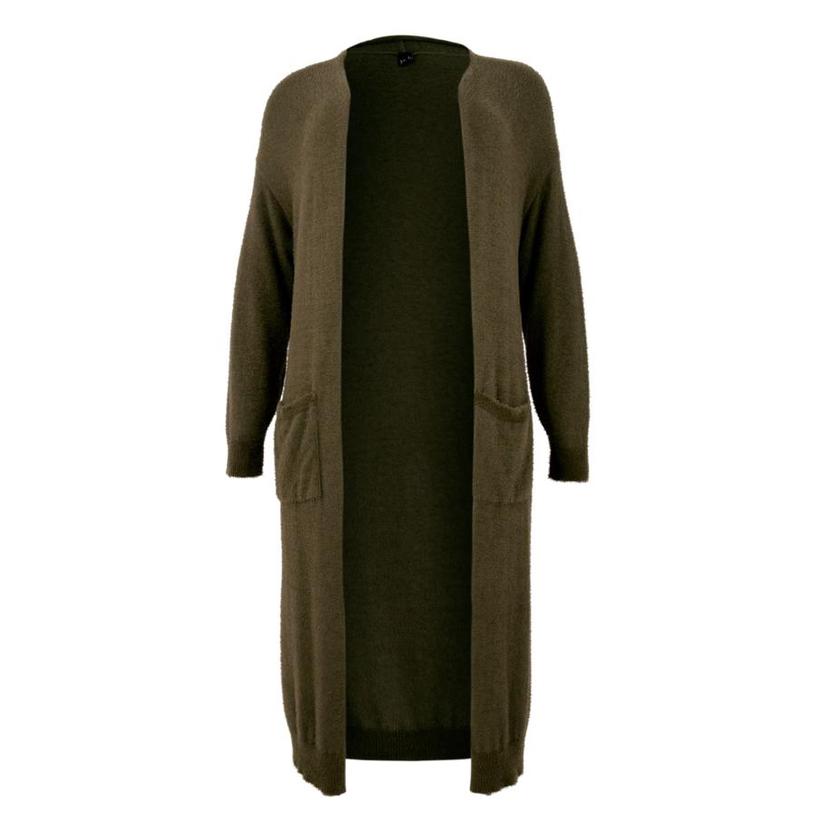 Yoek YOEK Gebreid vest olijfgroen -