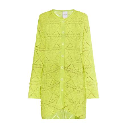 IZIA IZIA Gebreid vest Lomasi limoen