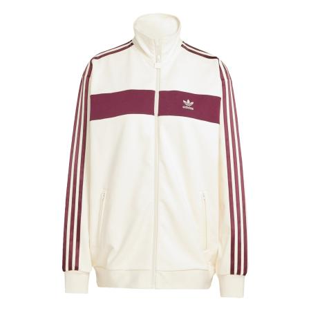 Adidas ADIDAS ORIGINALS Sweatvest Colorblock Track wijnrood / wit