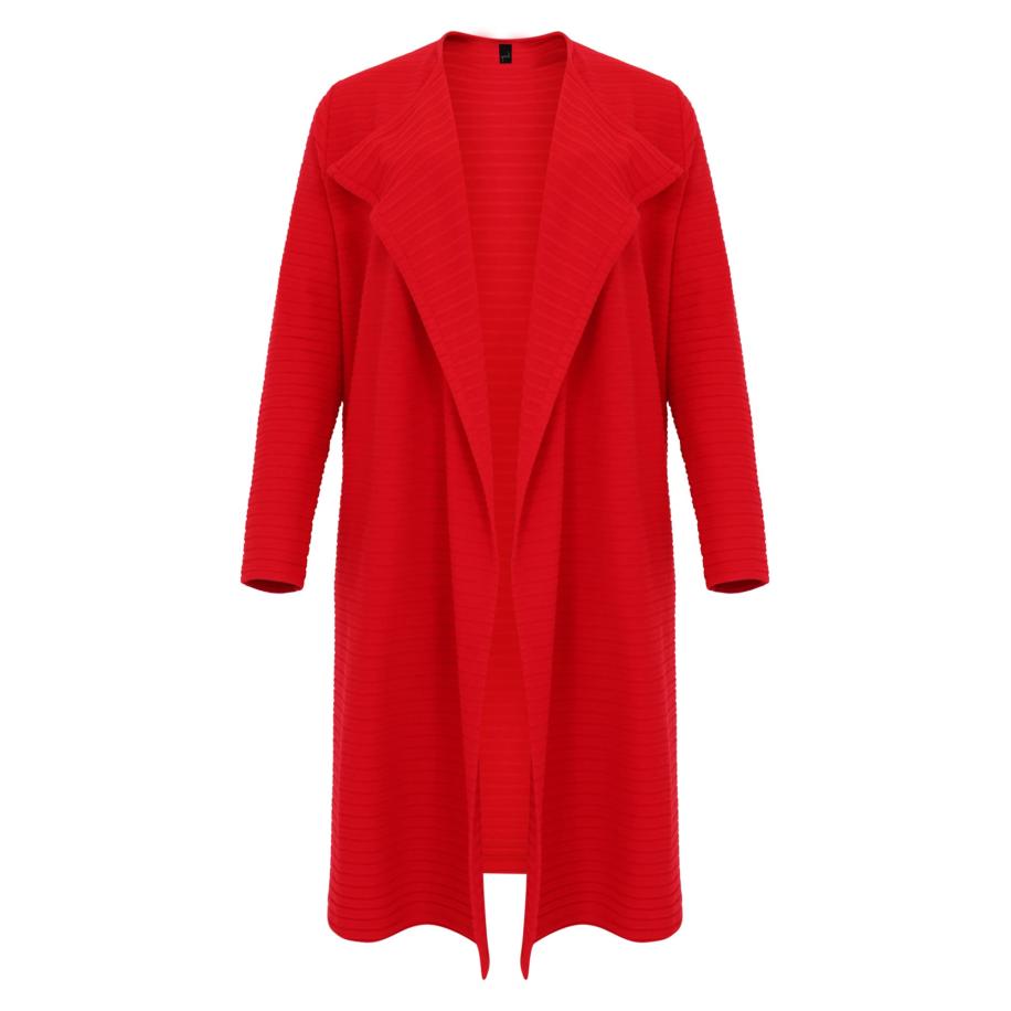 Yoek YOEK Gebreid vest mit Langarm rood -