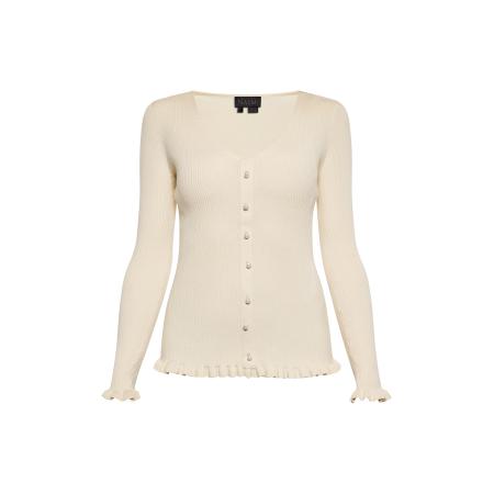 NAEMI NAEMI Gebreid vest lichtbeige