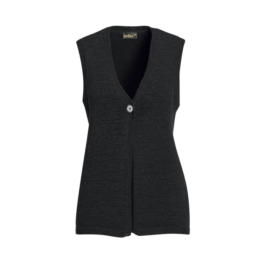 Goldner Goldner Gebreide bodywarmer zwart -