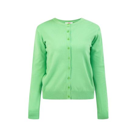 MYMO MYMO Gebreid vest lichtgroen