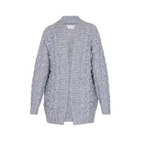 Usha usha WHITE LABEL Gebreid vest grijs