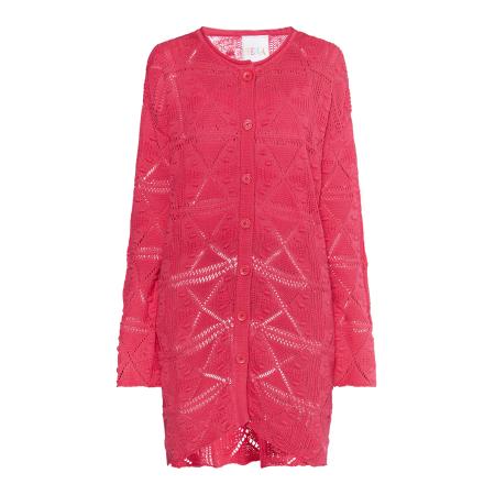 IZIA IZIA Gebreid vest Lomasi pink