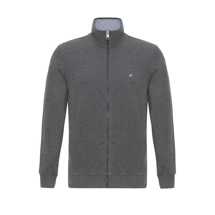 Williot Williot Sweatvest grijs gemêleerd -