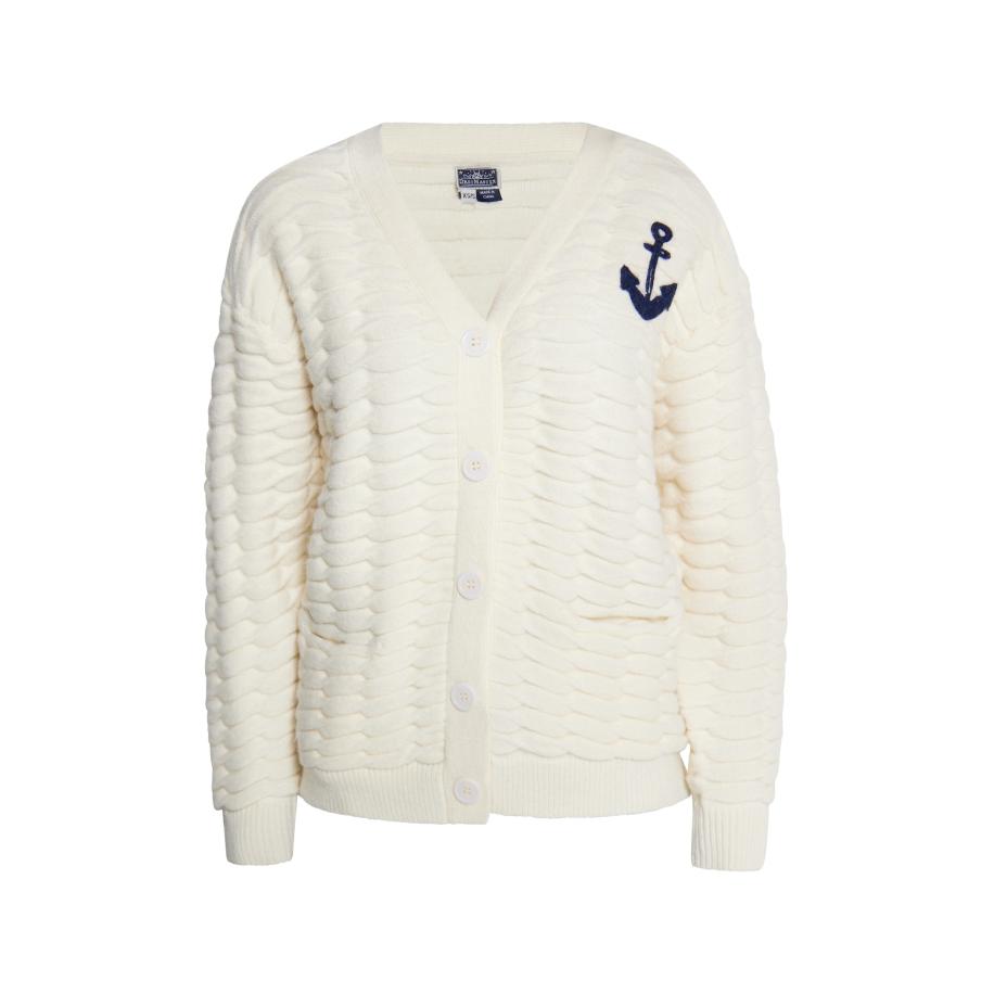 DreiMaster DreiMaster Maritim Gebreid vest marine / wolwit -