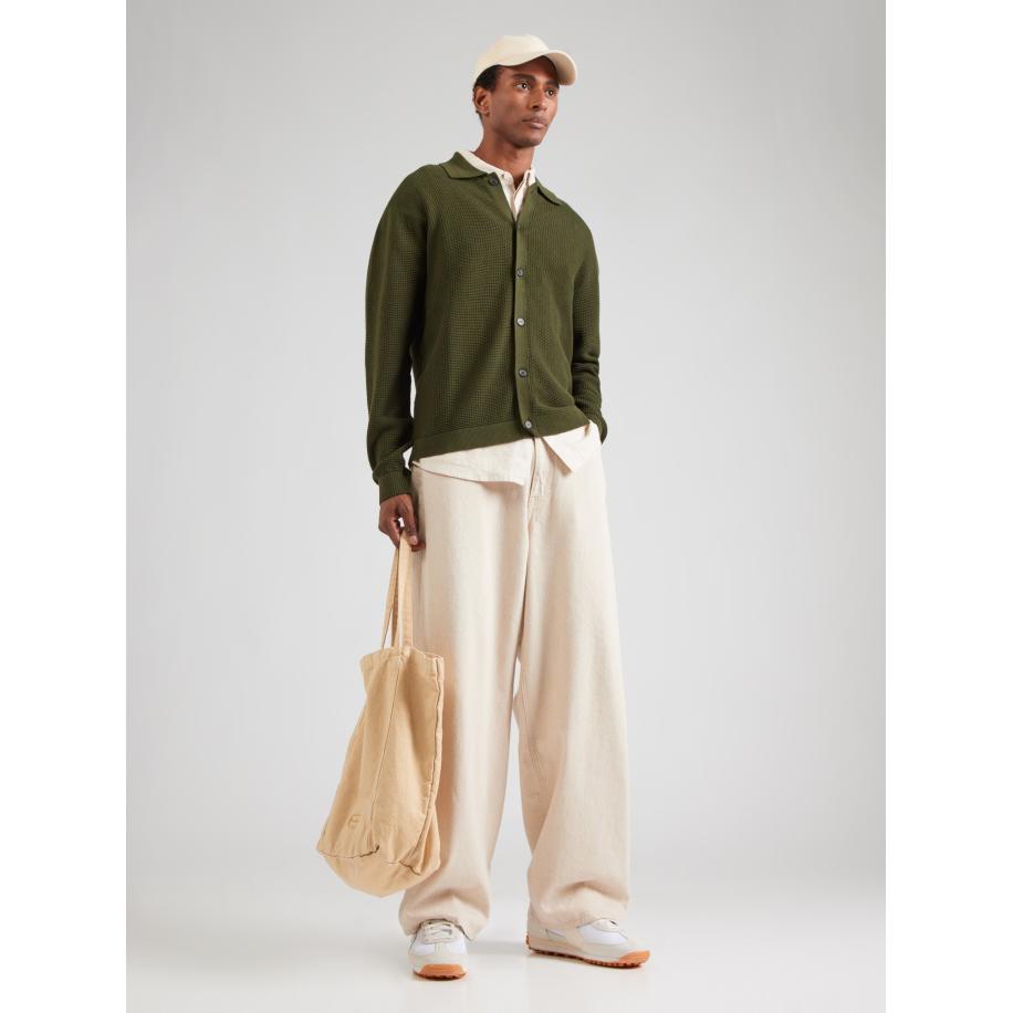 Redefined Rebel Redefined Rebel Gebreid vest olijfgroen -