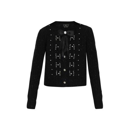 Faina faina Gebreid vest zwart