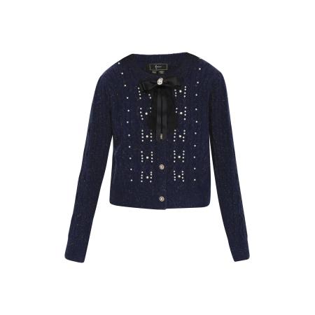 Faina faina Gebreid vest navy