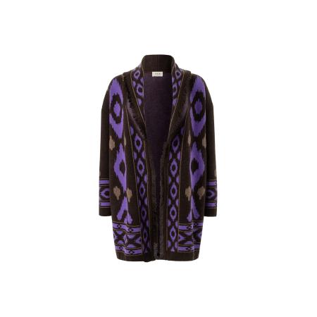 MAERZ MAERZ Muenchen Gebreid vest lichtbruin / donkerbruin / lila