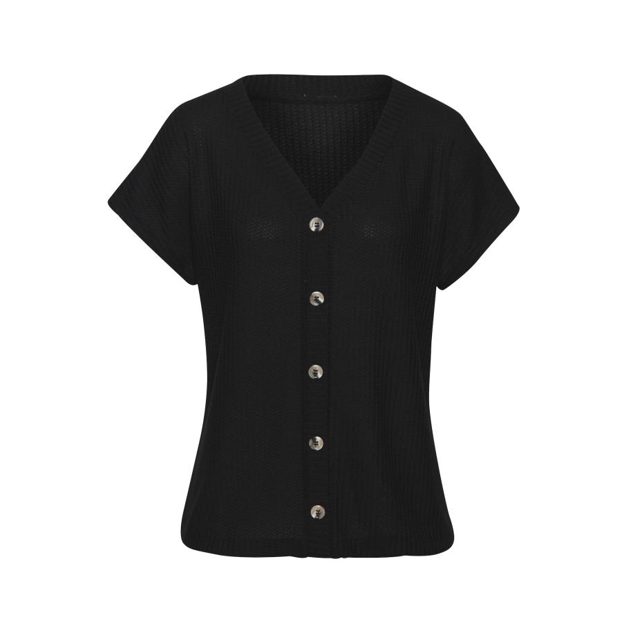 Lascana LASCANA Gebreid vest zwart -