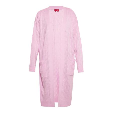 Swirly swirly Gebreid vest lichtroze