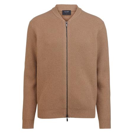 OLYMP SIGNATURE Soft Business Vest caramel, Gestructureerd