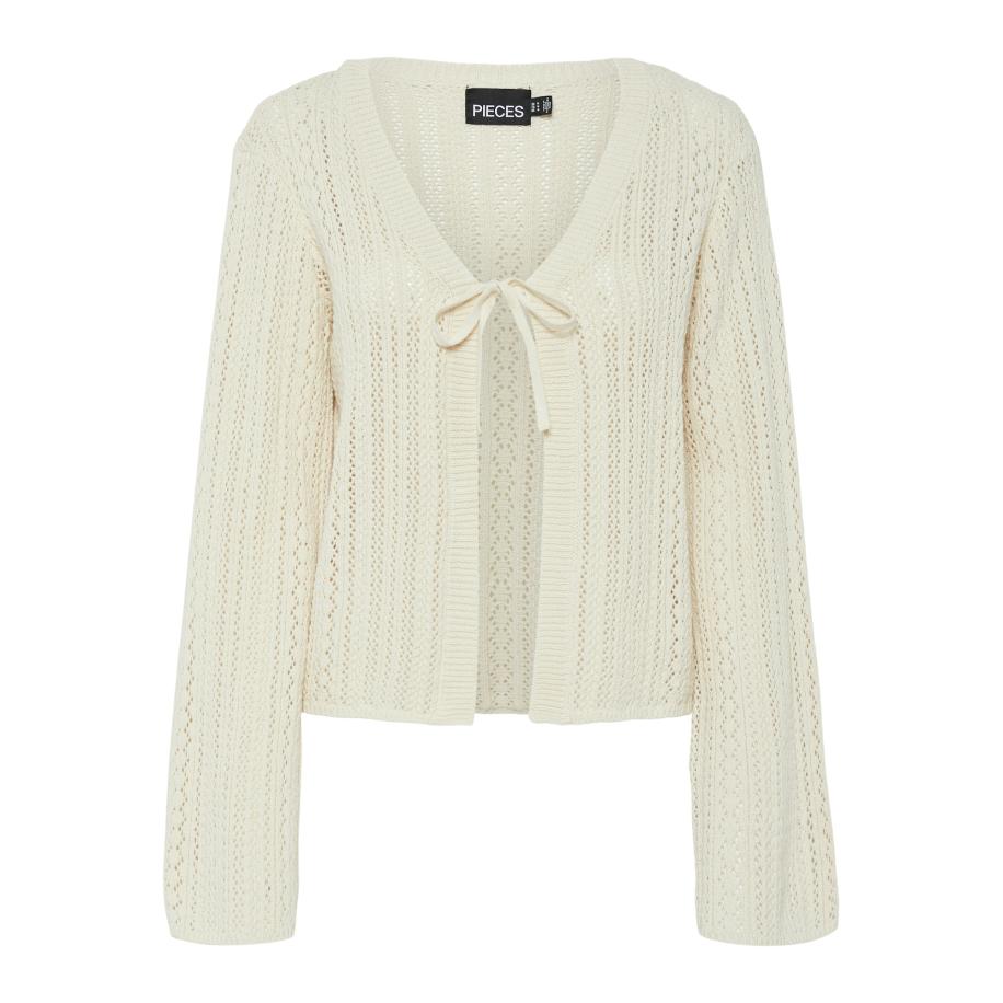 Pieces PIECES Gebreid vest PCNuka ecru -