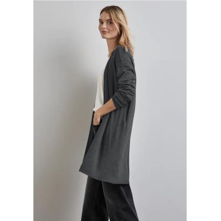 Street One Lang fijn gebreid vest