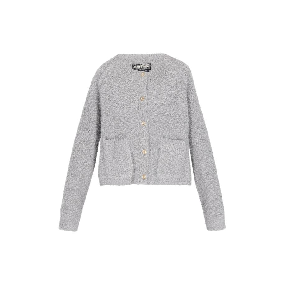 DreiMaster DreiMaster Vintage Gebreid vest grijs -