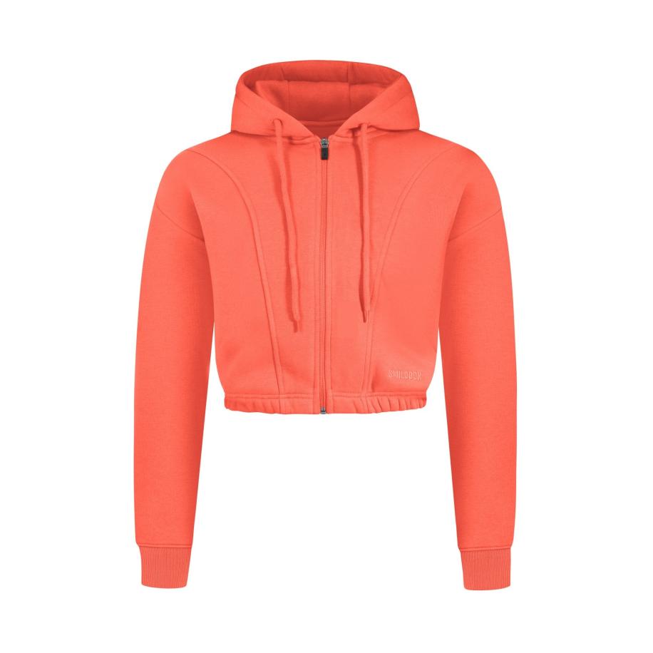 Smilodox Smilodox Sweatvest Elma koraal -