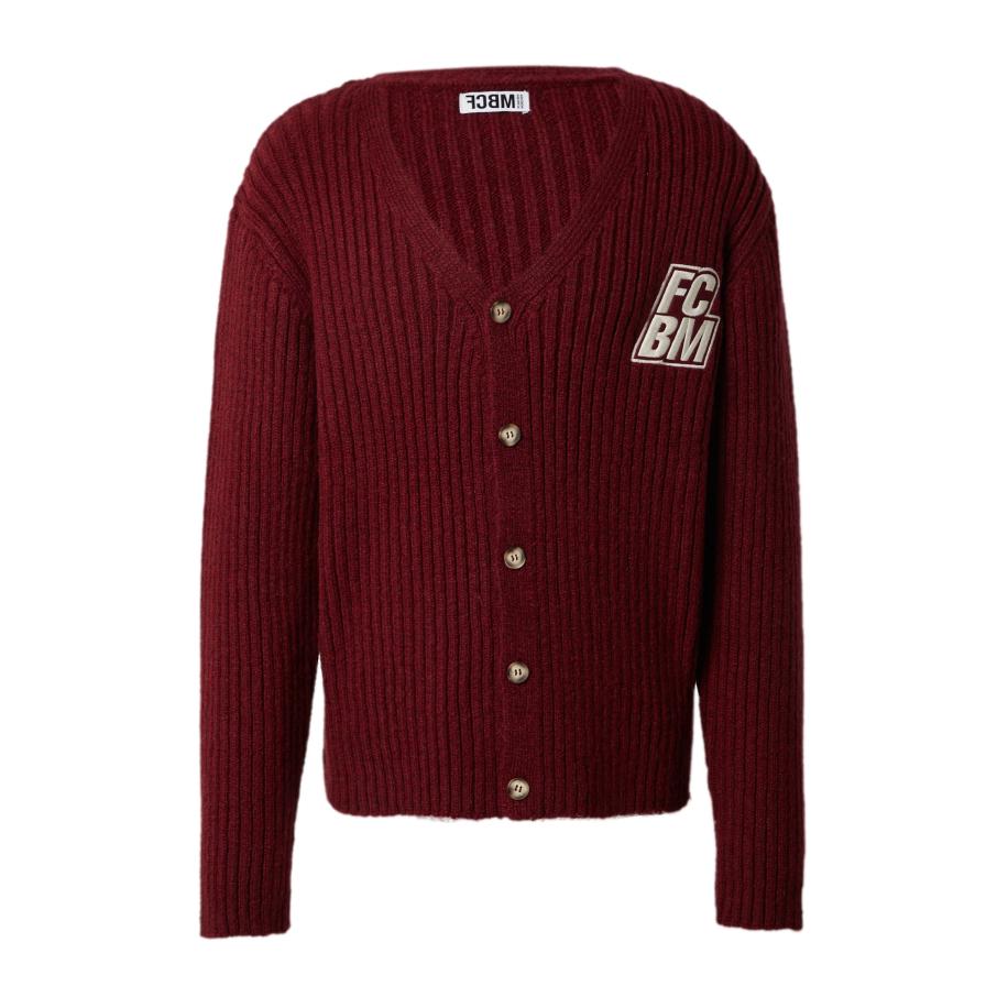 FCBM FCBM Gebreid vest Dave rood -
