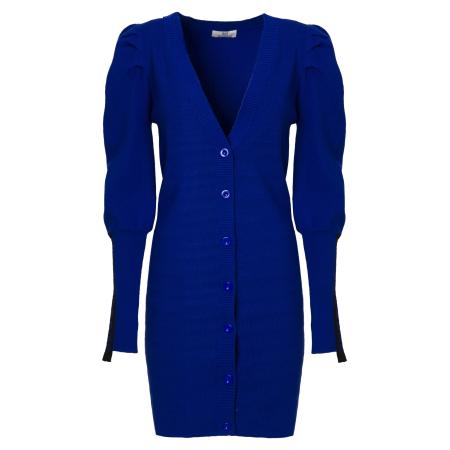 Influencer Influencer Gebreid vest royal blue/koningsblauw / zwart