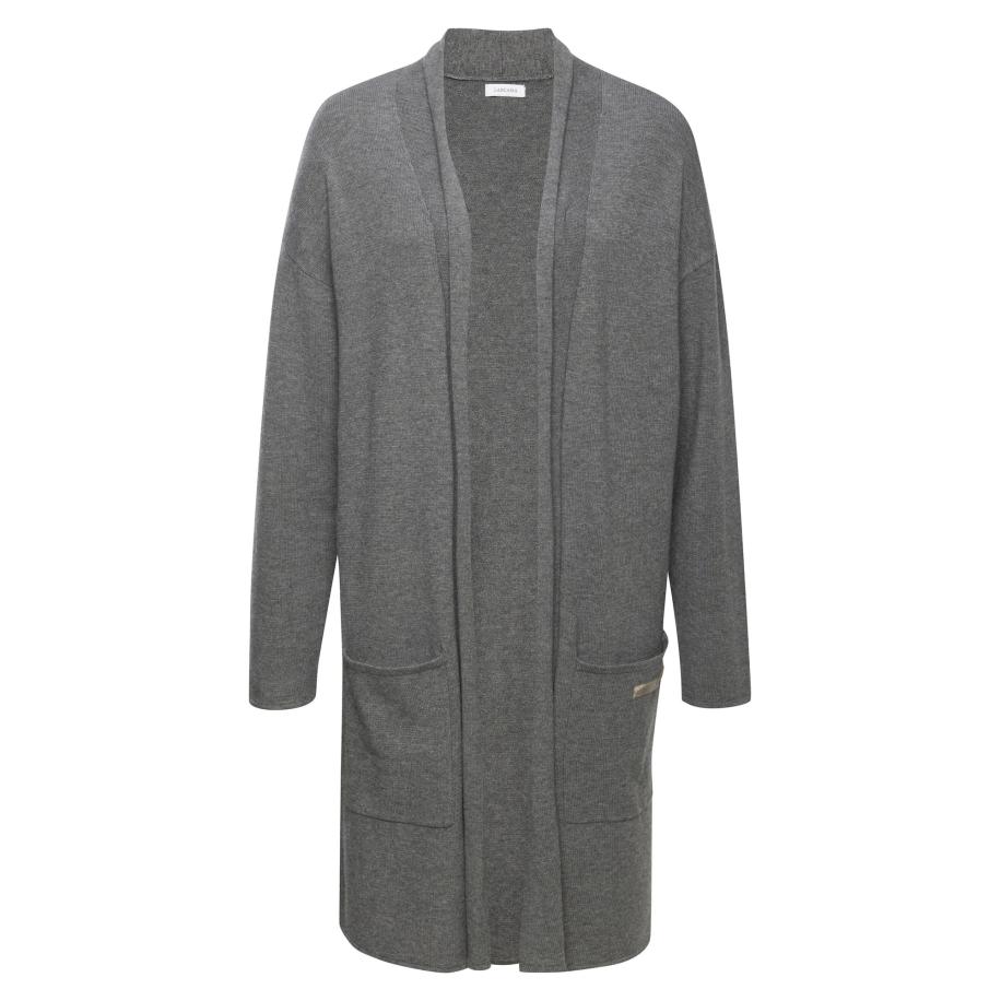 Lascana LASCANA Gebreid vest donkergrijs -