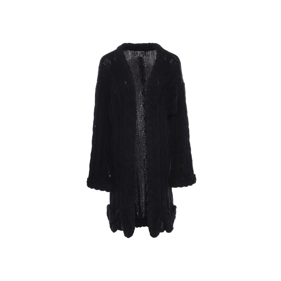 Faina faina Gebreid vest zwart -