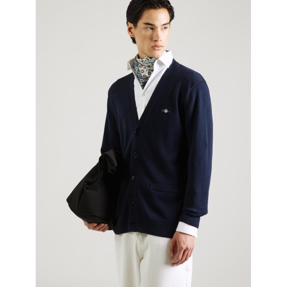 Gant GANT Gebreid vest donkerblauw -