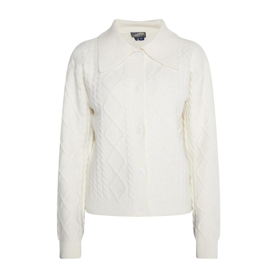 DreiMaster DreiMaster Vintage Gebreid vest Incus wolwit -